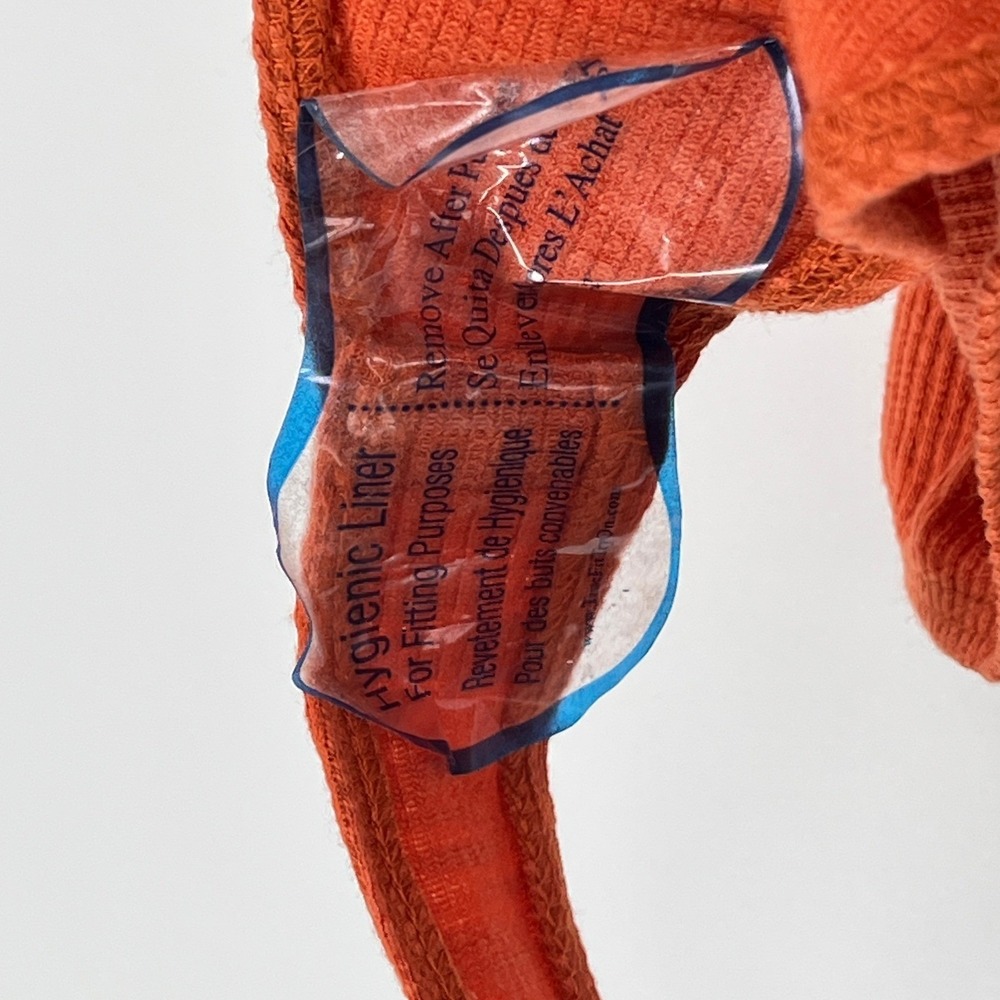 Lost + Wander Orange Ribbed Sleeveless Collared Bodysuit Y2K Inspired‎ M NWT - Picture 6 of 7